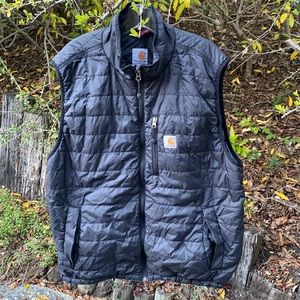 Carhartt Men's Gilliam Vest, Black, XL